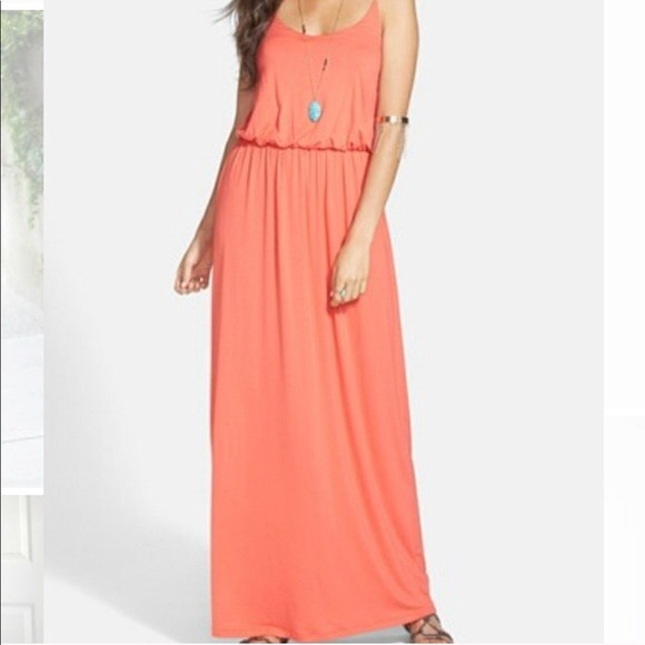 Lush Dresses & Skirts - Lush size xs orange maxi dress